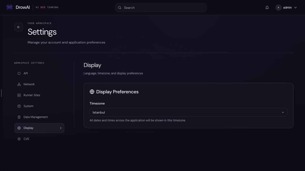 Annotated DrowAI Settings Display subtab